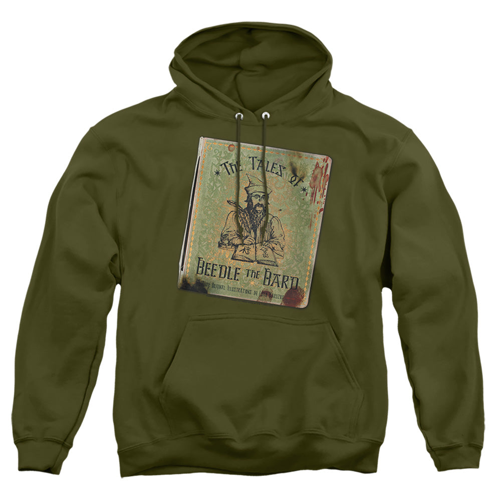 Harry Potter Beedle The Bard Mens Hoodie Military Green