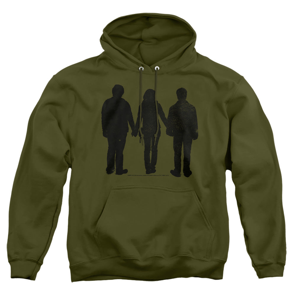 Harry Potter Three Stand Alone Mens Hoodie Military Green