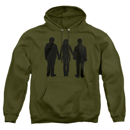 Harry Potter Three Stand Alone Mens Hoodie Military Green