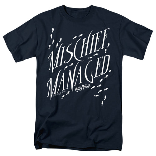 Harry Potter Mischief Managed 4 Mens T Shirt Black