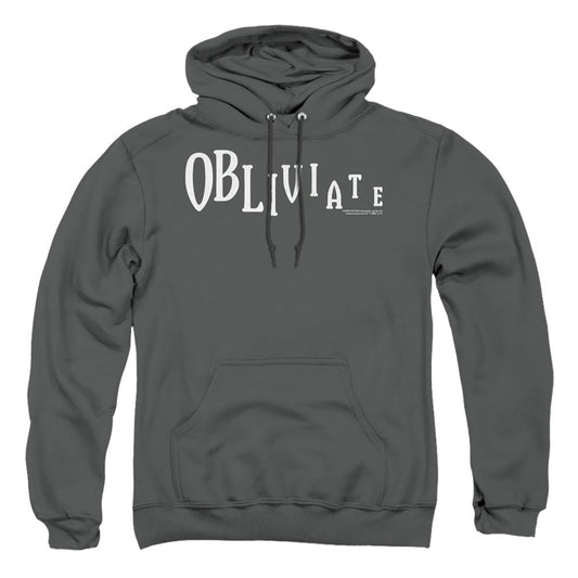 Harry Potter Obliviate Mens Hoodie Charcoal