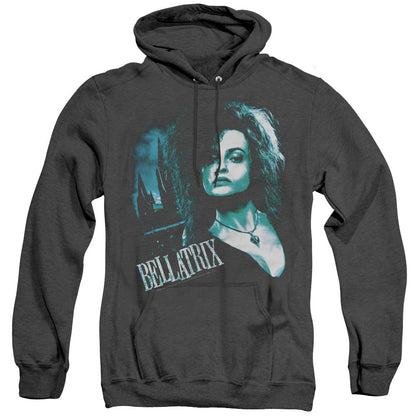 Harry Potter Bellatrix Closeup Heather Mens Hoodie Black