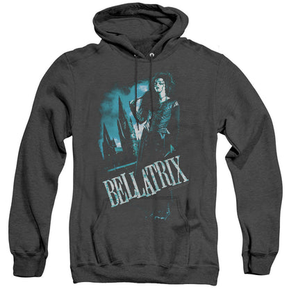 Harry Potter Bellatrix Full Body Heather Mens Hoodie Black