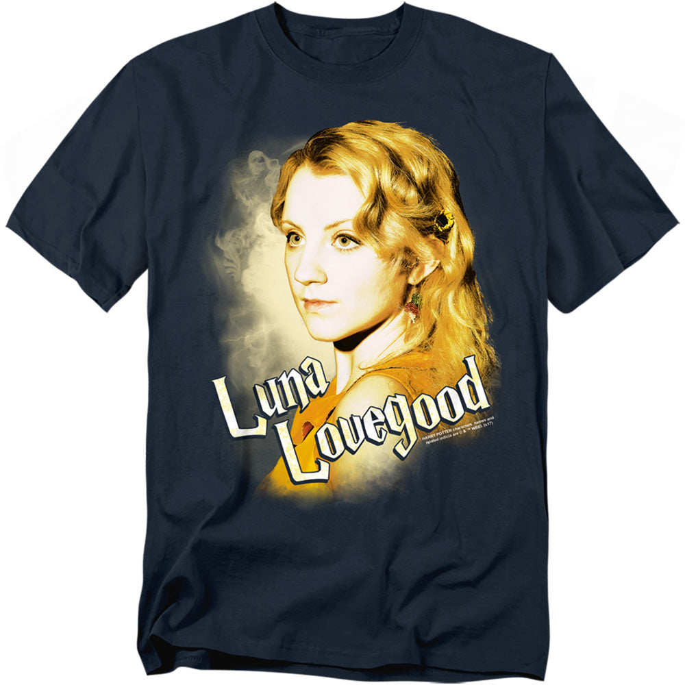 Harry Potter Luna Closeup Mens T Shirt Navy