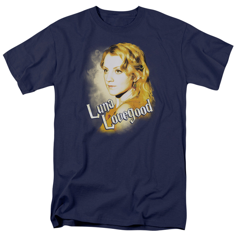 Harry Potter Luna Closeup Mens T Shirt Navy Blue