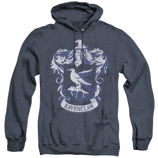 Harry Potter Ravenclaw Crest Heather Mens Hoodie Navy Blue