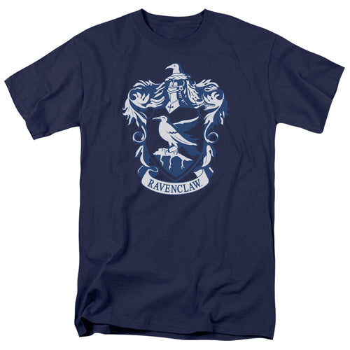 Harry Potter Ravenclaw Crest Mens T Shirt Navy Blue