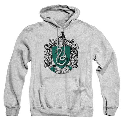 Harry Potter Slytherin Crest Mens Hoodie Athletic Heather