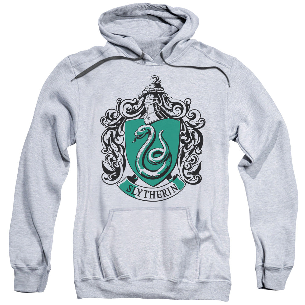 Harry Potter Slytherin Crest Mens Hoodie Athletic Heather