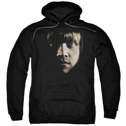 Harry Potter Ron Poster Head Mens Hoodie Black