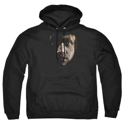 Harry Potter Ron Poster Head Mens Hoodie Black