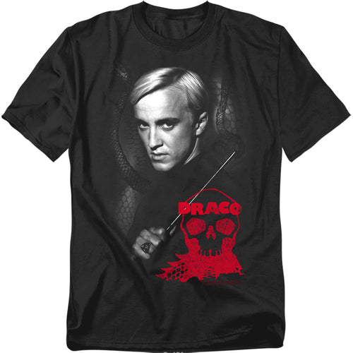 Harry Potter Draco Portrait Mens T Shirt Black