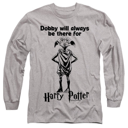 Harry Potter Always Be There Mens Long Sleeve Shirt Athletic Heather Officially Licensed