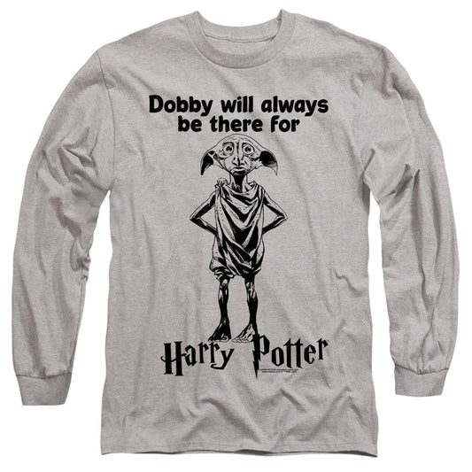 Harry Potter Always Be There Mens Long Sleeve Shirt Athletic Heather Officially Licensed