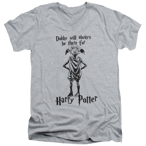 Harry Potter Always Be There Mens Slim Fit V-Neck T Shirt Athletic Heather