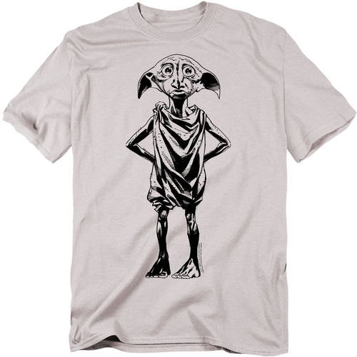 Harry Potter Dobby Mens T Shirt Silver