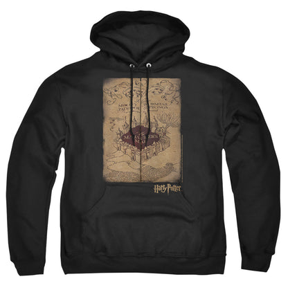Harry Potter Marauders Map Mens Hoodie Black