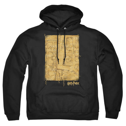 Harry Potter Marauders Map Interior Mens Hoodie Black