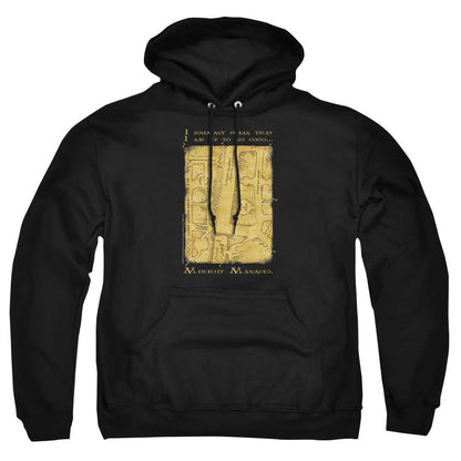 Harry Potter Marauders Map Interior Words Mens Hoodie Black