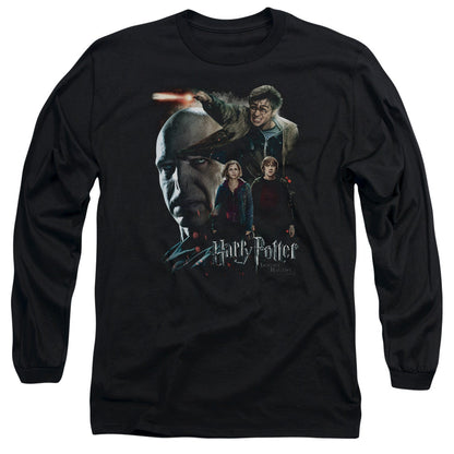 Harry Potter Final Fight Mens Long Sleeve Shirt Black Officially Licensed