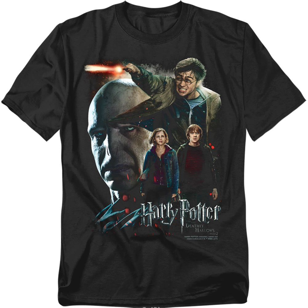 Harry Potter Final Fight Mens T Shirt Black