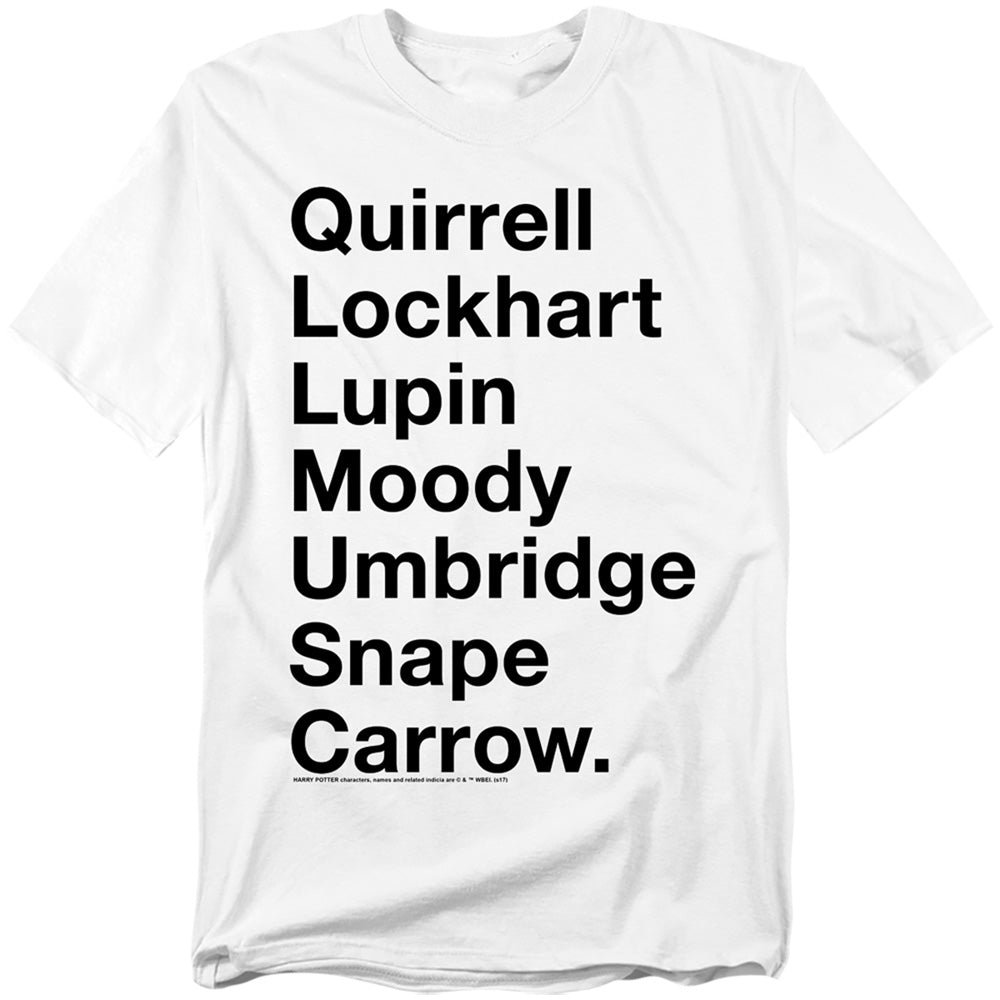 Harry Potter Professors Mens T Shirt White