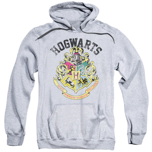 Harry Potter Hogwarts Crest Mens Hoodie Athletic Heather