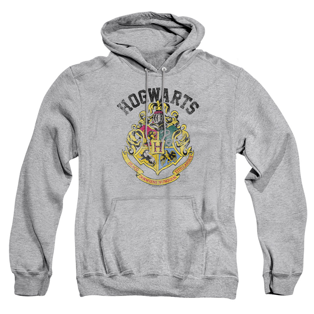 Harry Potter Hogwarts Crest Mens Hoodie Athletic Heather