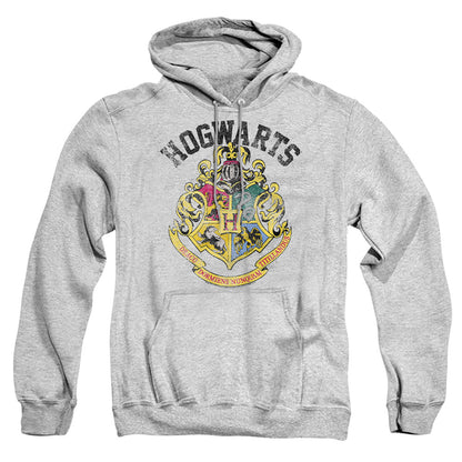 Harry Potter Hogwarts Crest Mens Hoodie Athletic Heather