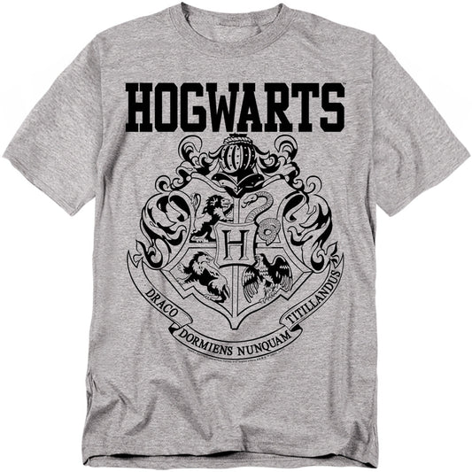 Harry Potter Hogwarts Athletic Mens T Shirt Athletic Heather
