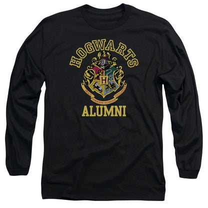 Harry Potter Hogwarts Alumni Mens Long Sleeve Shirt Black