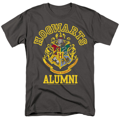 Harry Potter Hogwarts Alumni Crest Mens T Shirt Black