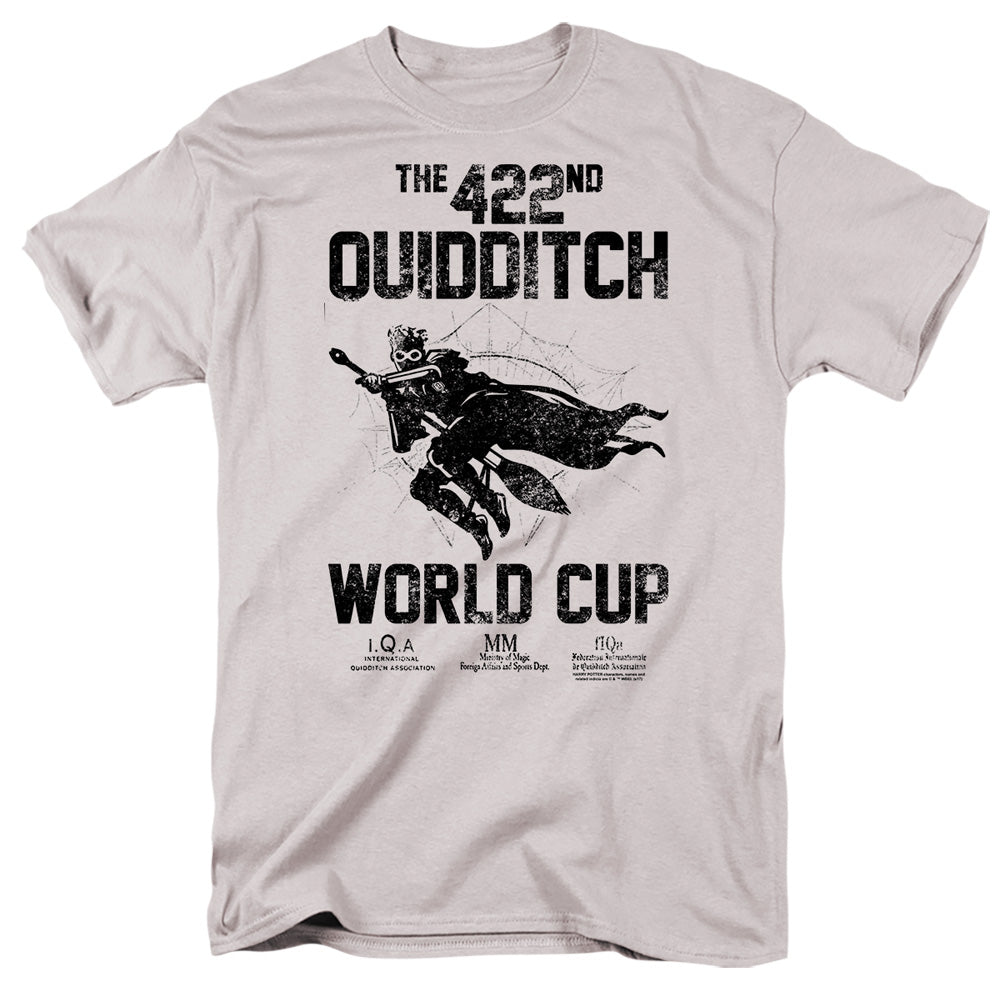 Harry Potter World Cup Mens T Shirt Silver