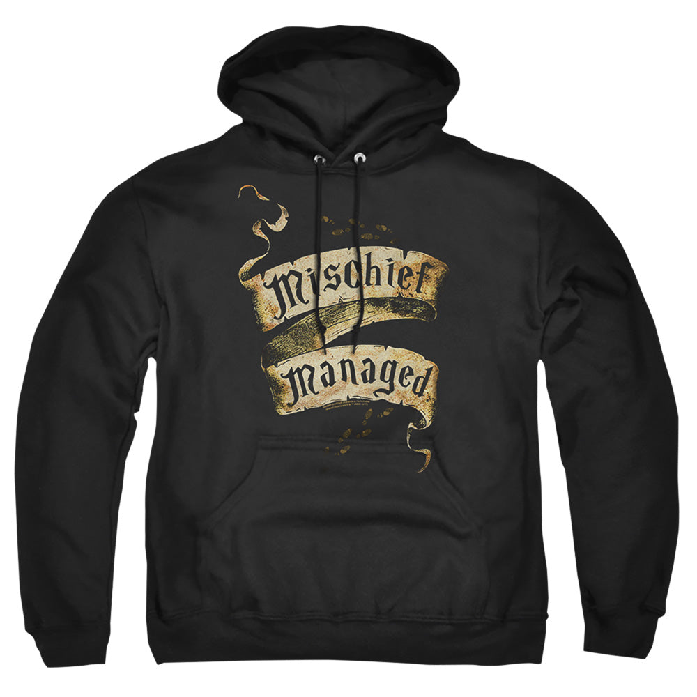 Harry Potter Mischief Managed Mens Hoodie Black