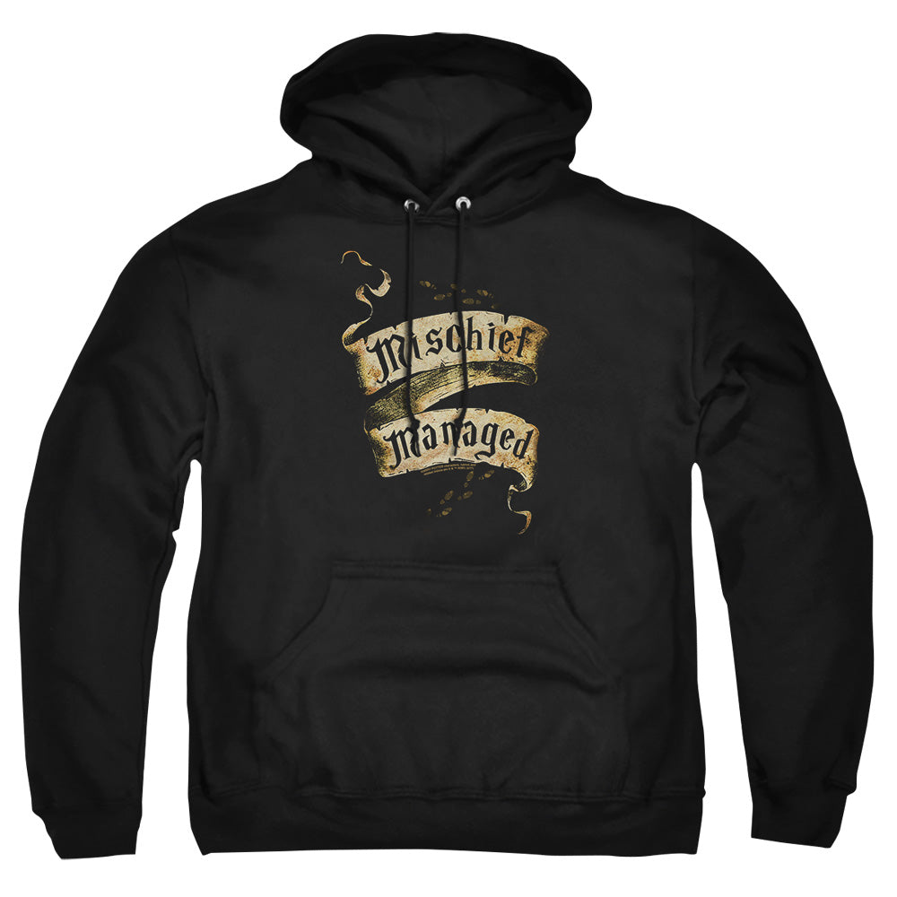 Harry Potter Mischief Managed Mens Hoodie Black