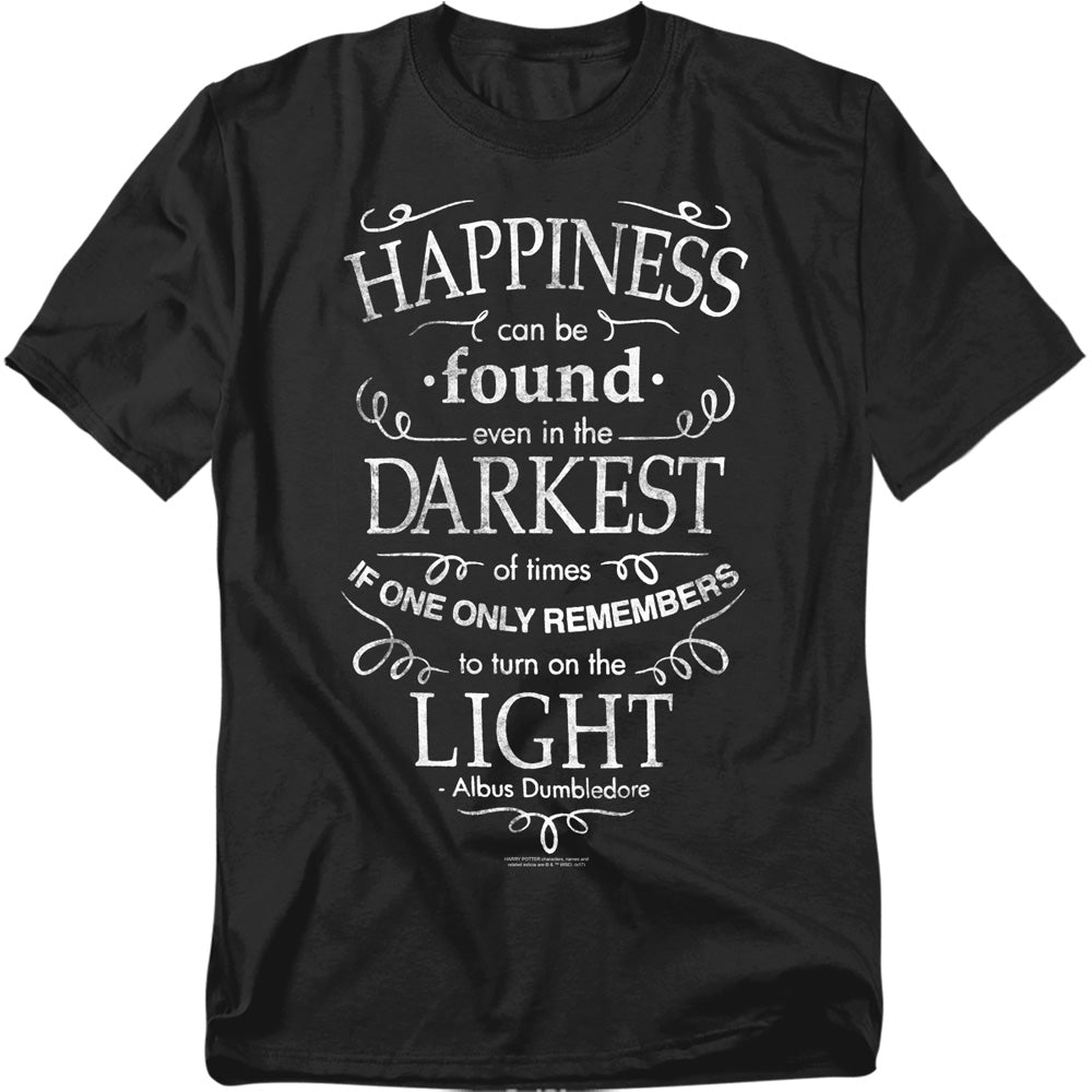 Harry Potter Happiness Mens T Shirt Black