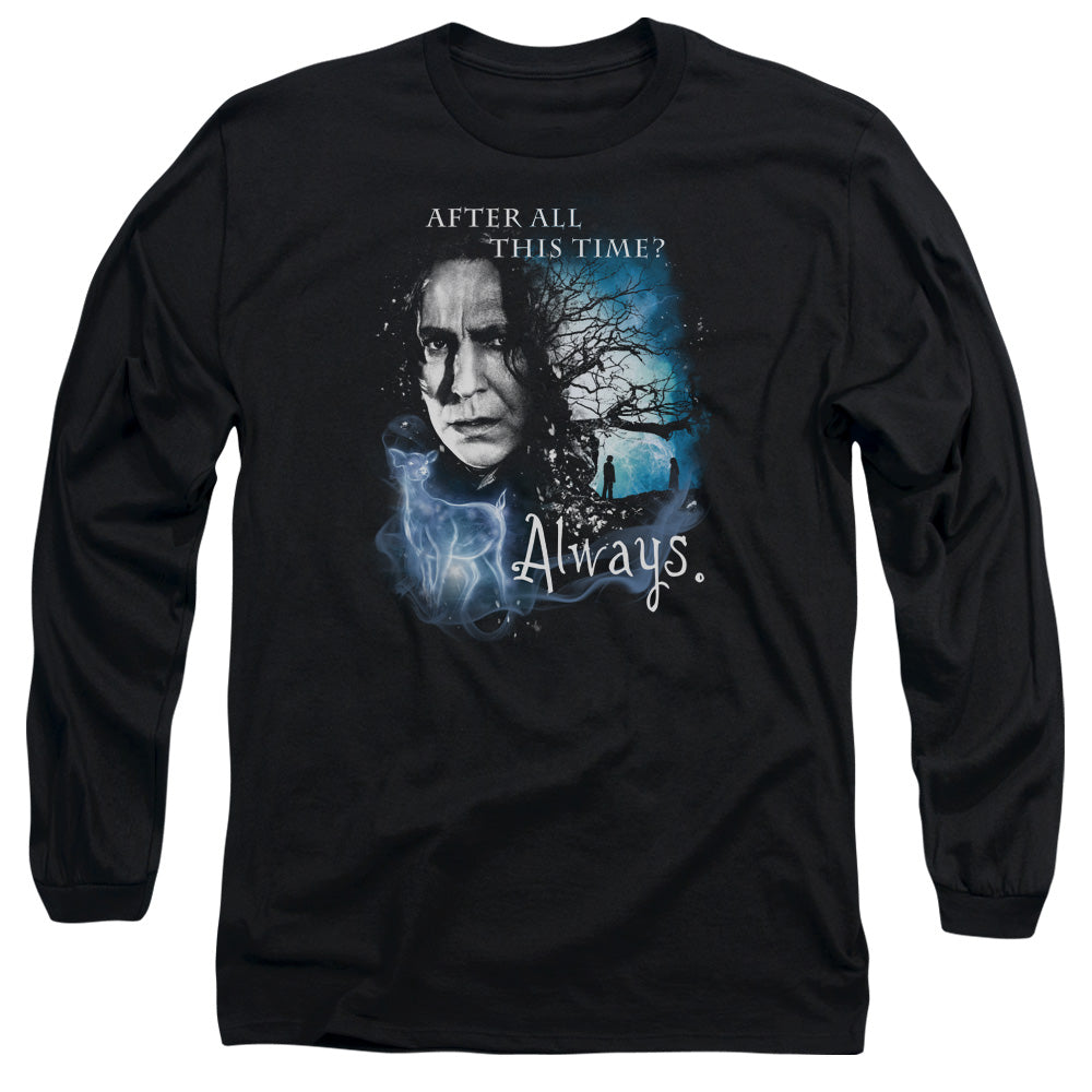 Harry Potter Always Mens Long Sleeve Shirt Black Officially Licensed