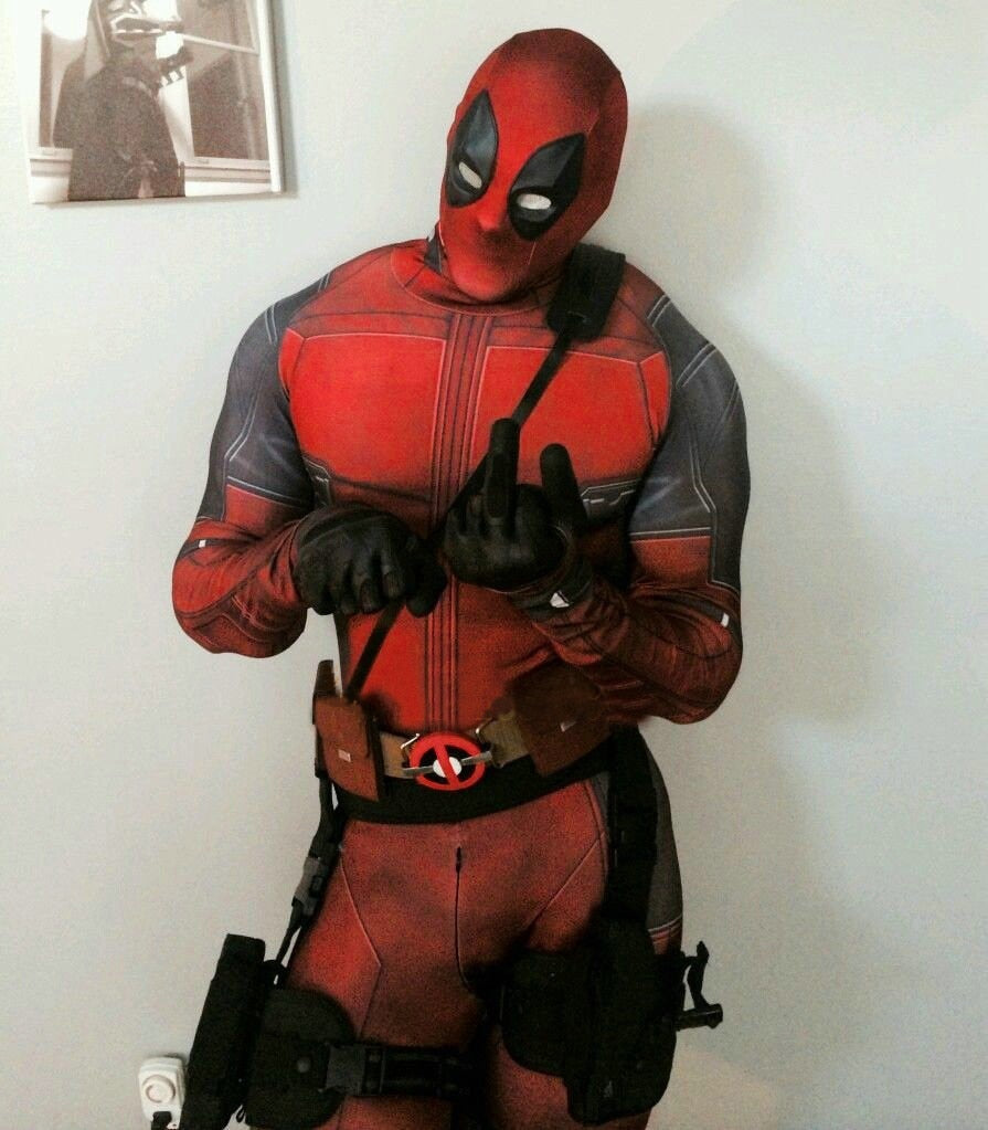 Lycra Superhero Cosplay Marvel Deadpool Custome
