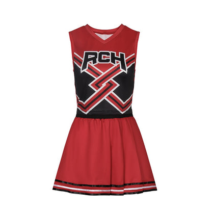 Cheerleader Cosplay RCH Printed Top and Skirt
