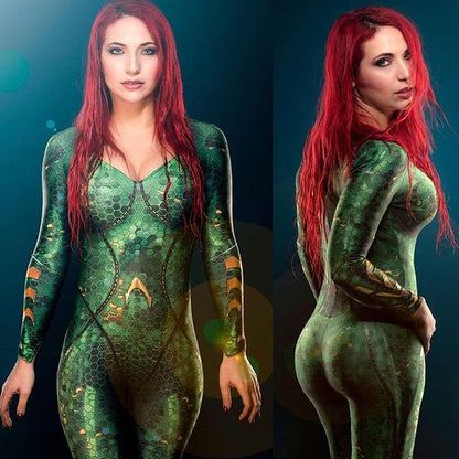 Aquaman Mera Cosplay Superhero Costume