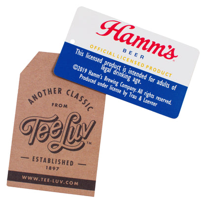 The Hamm's Brewing Company Logo Mens T Shirt Red