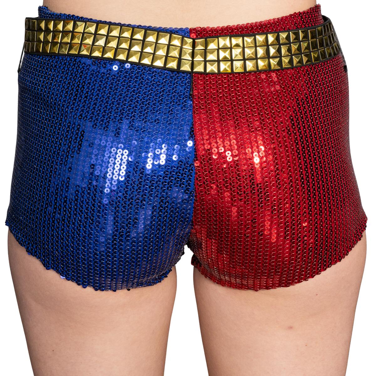 SS Movie Replica Harley Quinn Halloween Cosplay Costume Shorts with Belt