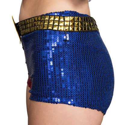 SS Movie Replica Harley Quinn Halloween Cosplay Costume Shorts with Belt