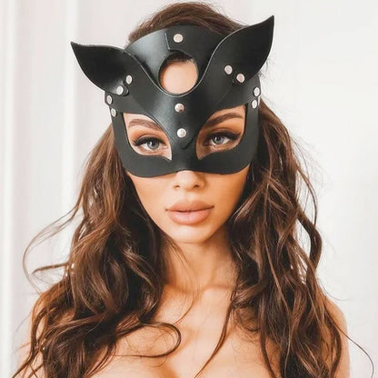 Bunny Girl Sexy Leather Mask