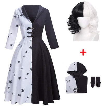 Cruella De Vil Costume For Halloweeen