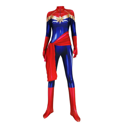 Carol Danvers Cosplay Girls Bodysuit