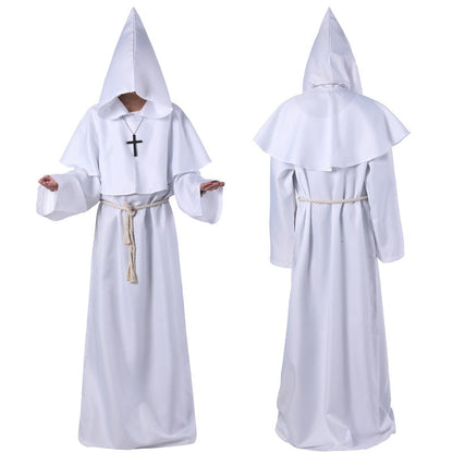Christian Friar Priest Robes Costumes For Halloween