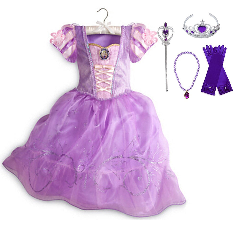 Disney Princess Party Dress for Girls
