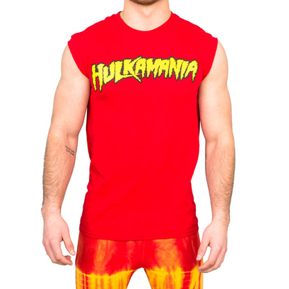 Hulk Hogan Hulkamania Sleeveless Red T Shirt