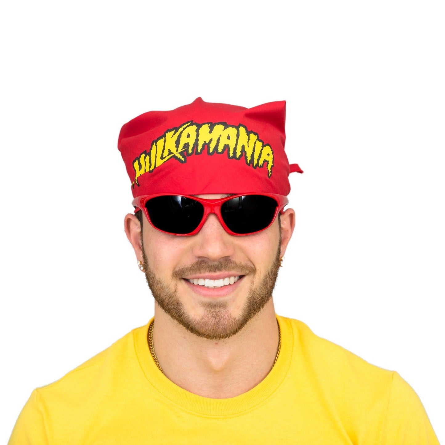 Hulkamania Red/Gold Bandana